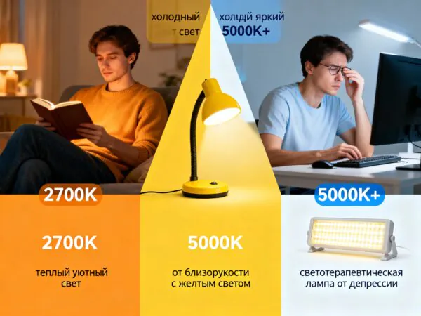 a1fe1143-6673-4ec9-b5ac-016695acd6a5 Офтальмологическая клиника «Доктор Цыганок» в Воронеже - микрохирургия, оптика, детская офтальмология | Какой свет лучше для глаз теплый или холодный? Лампы от близорукости и депрессии.